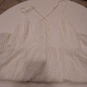 White A&F summer dress